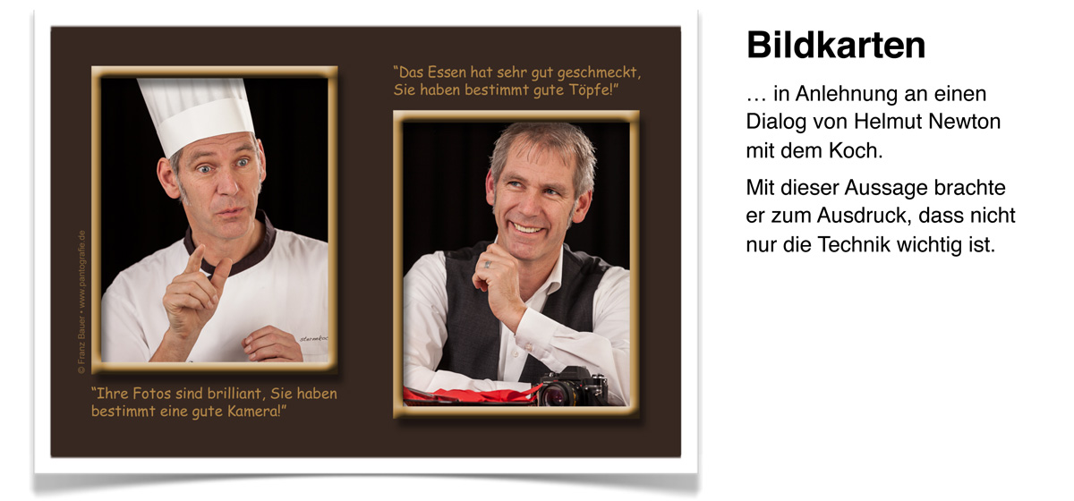 Bildkarte: Dialog Koch und Fotograf